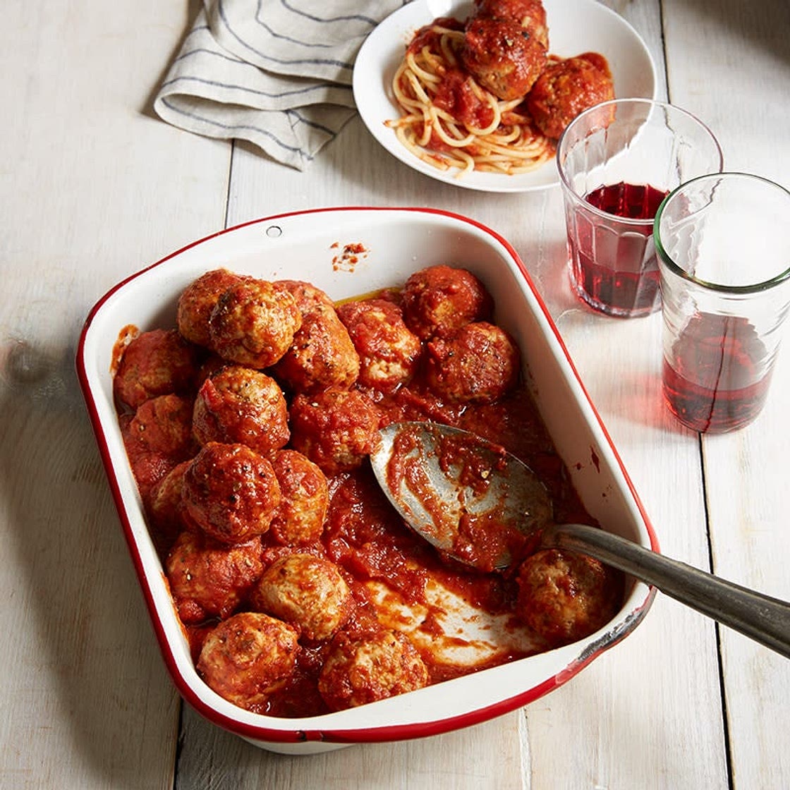 Slow Cooker Turkey Meatballs with Marinara