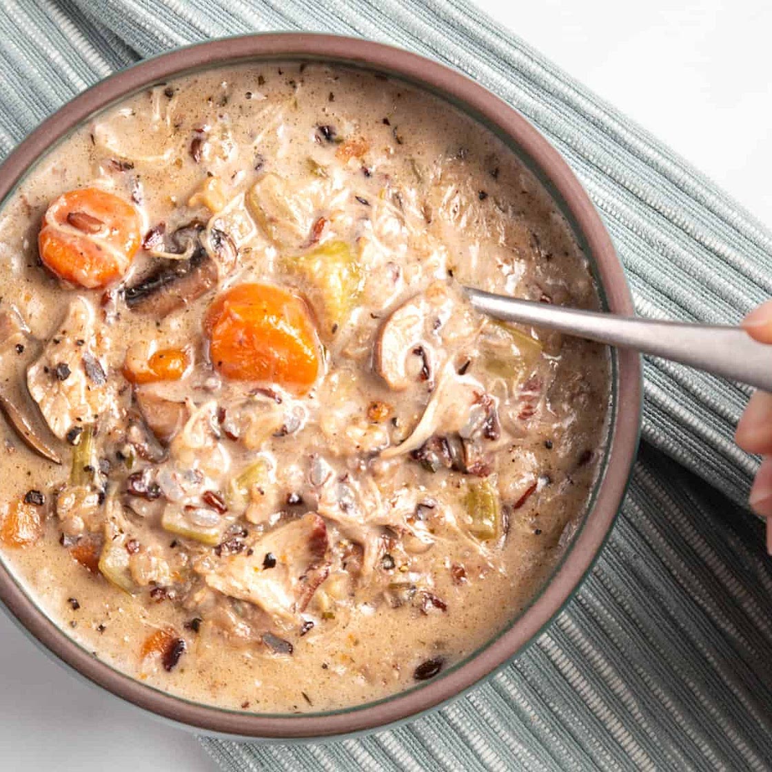 Instant Pot Wild Rice Soup