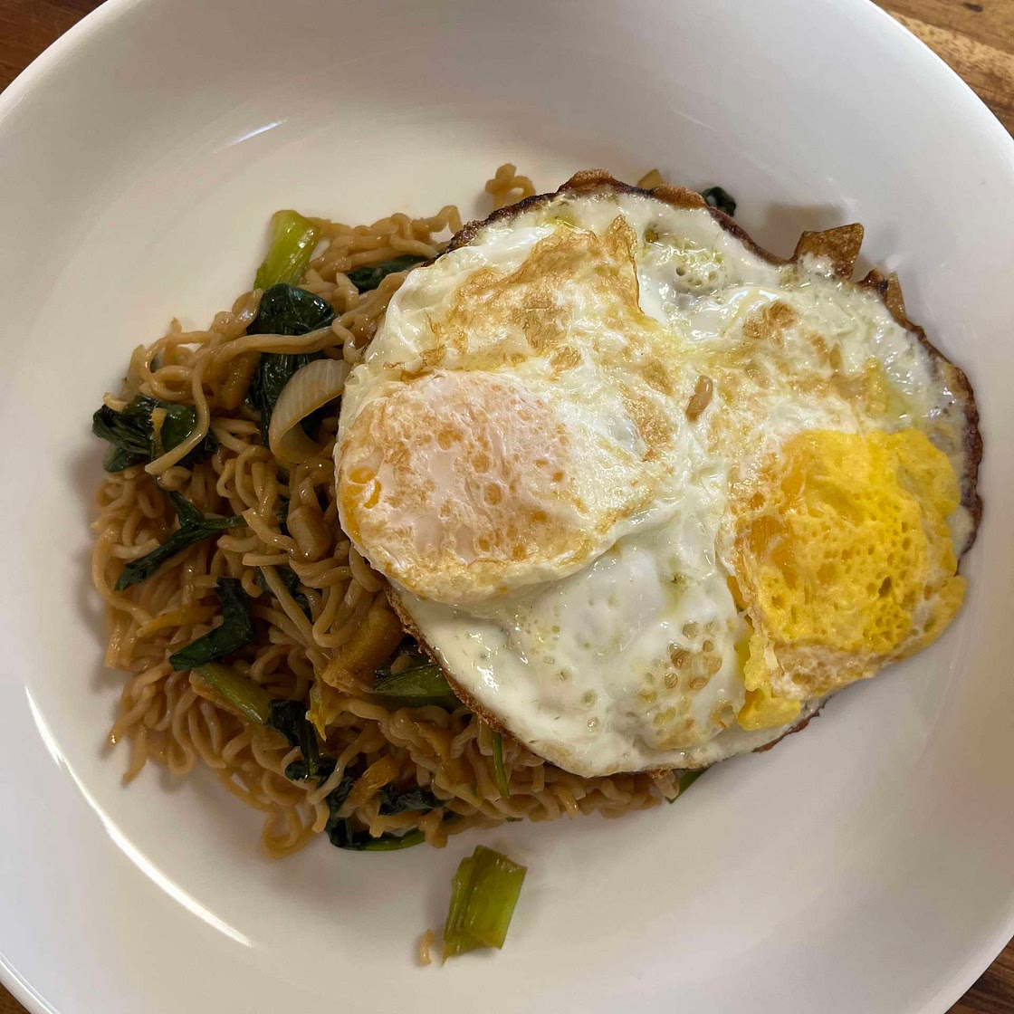 Top ramen with a twist