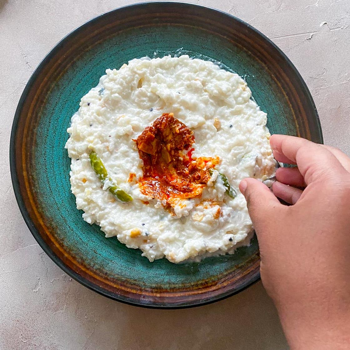 Thayir Sadam (Creamy Yogurt Rice)