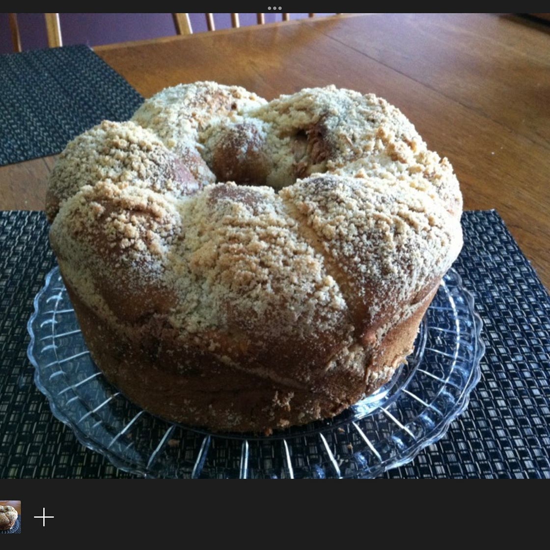 Babci’s Cinnamon Meringue Babka