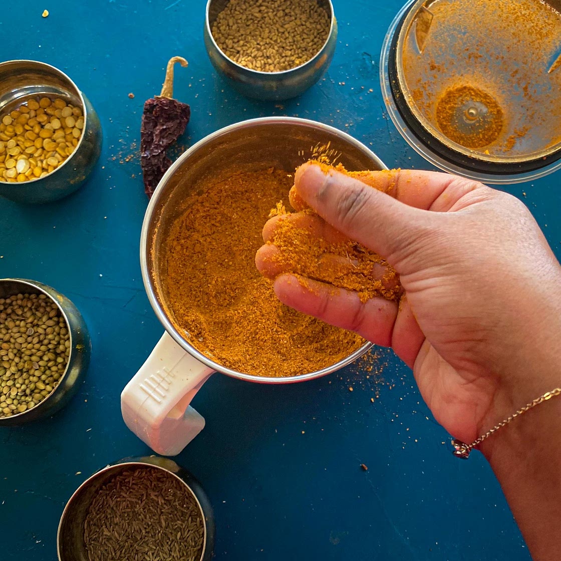 Homemade Sambar Powder Spice Blend