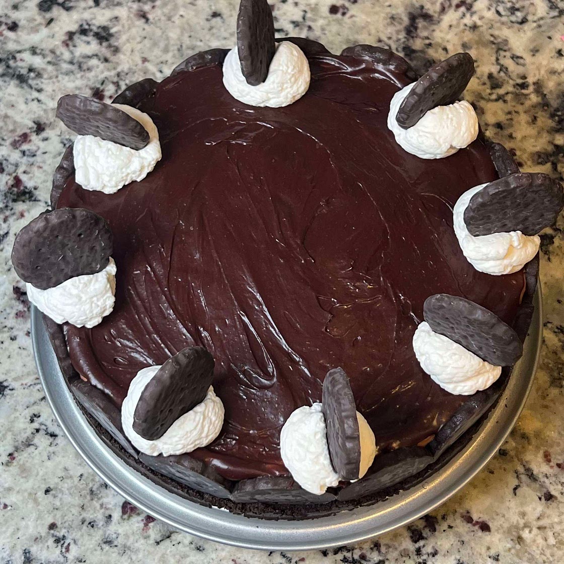 Thin Mint Cheesecake 