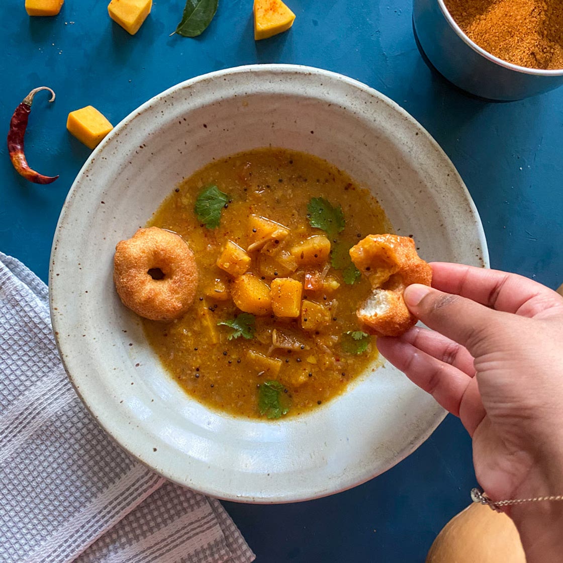 Butternut Squash Sambar