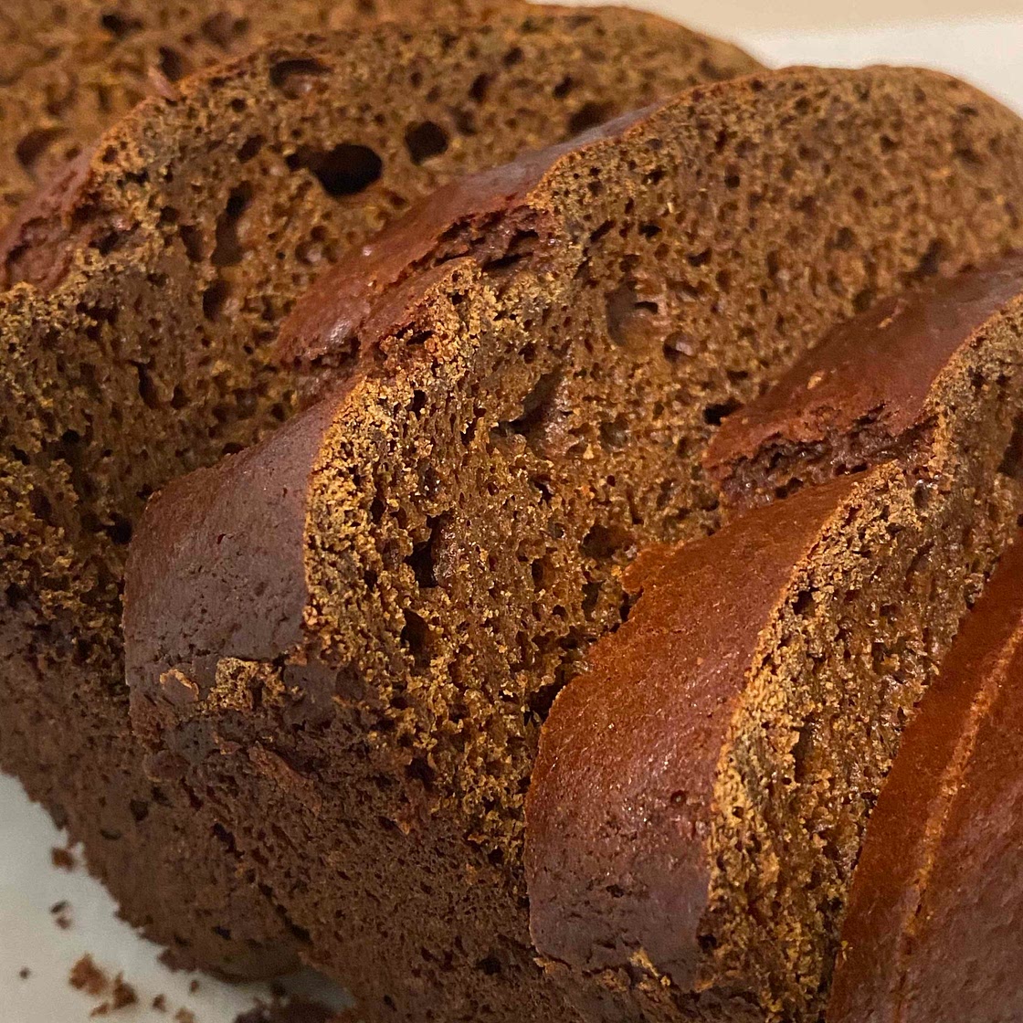 Healthy Ginger Spice loaf 