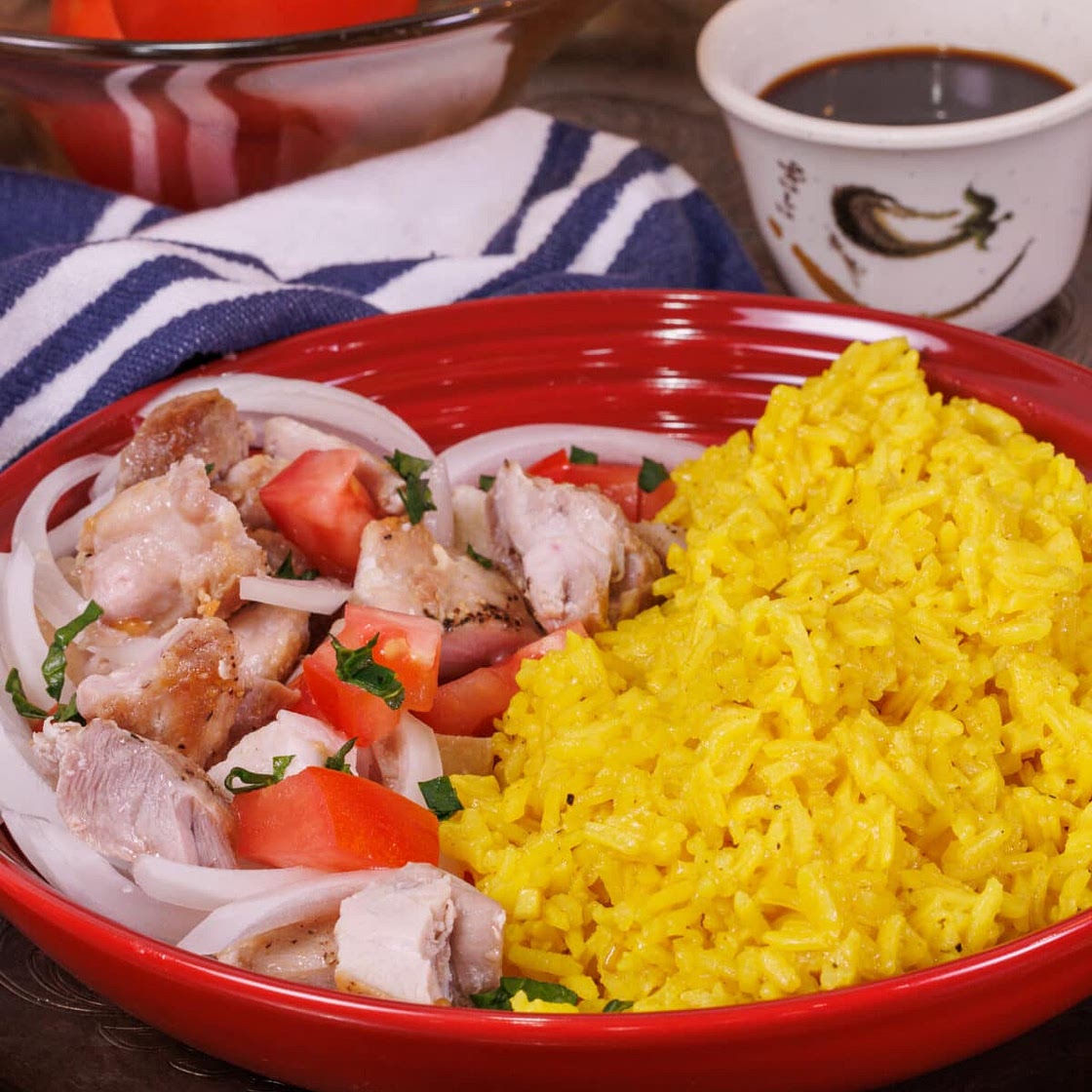 Chicken and Rice For One