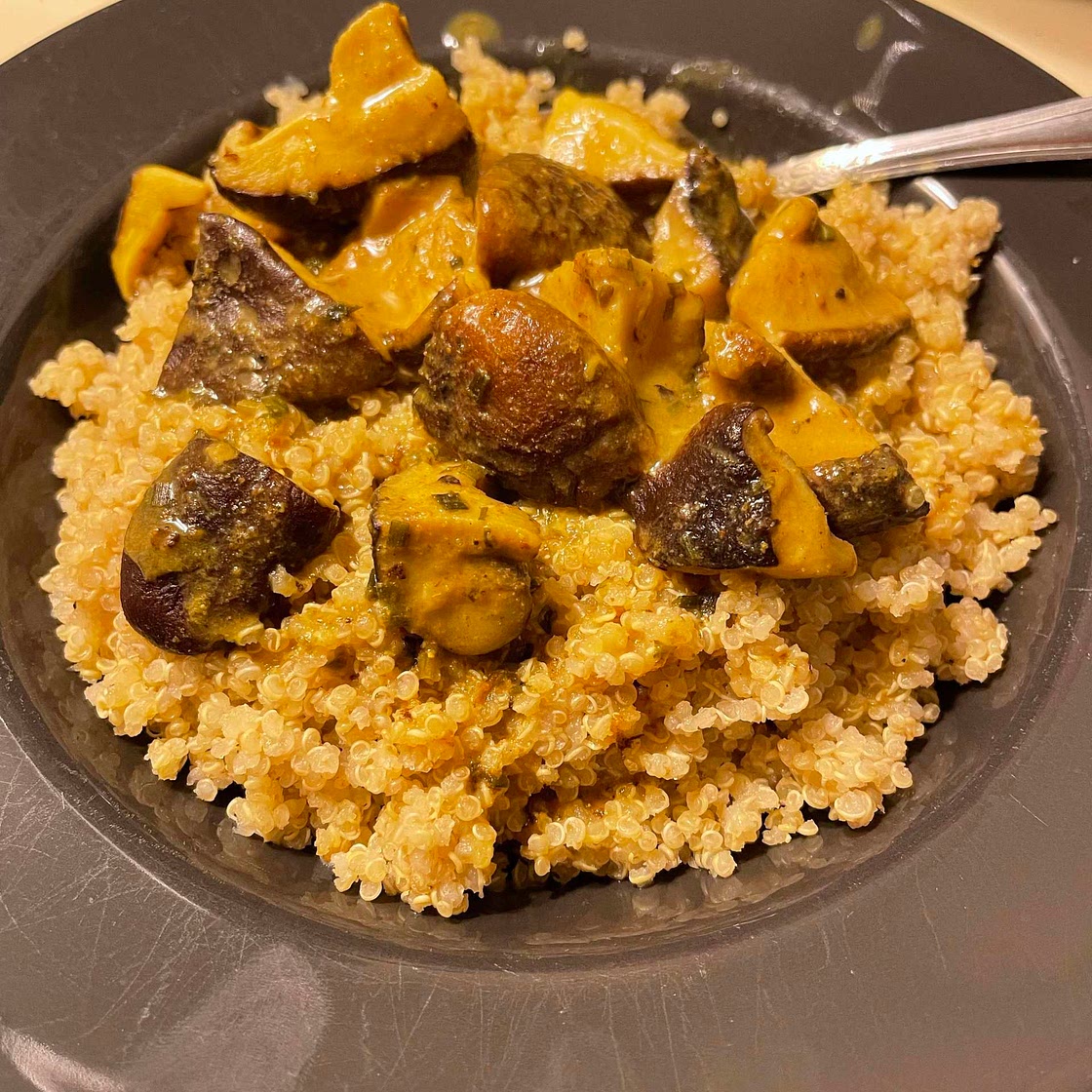 Pan-Seared Curried Scallops (King Oyster Mushrooms) [HMC]