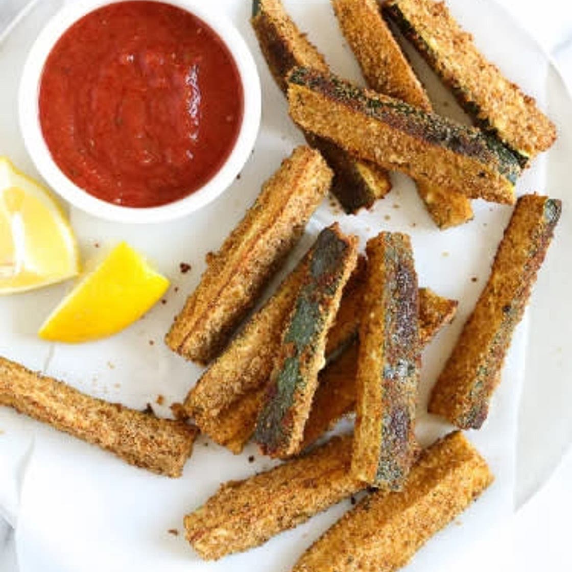 Baked zucchini sticks
