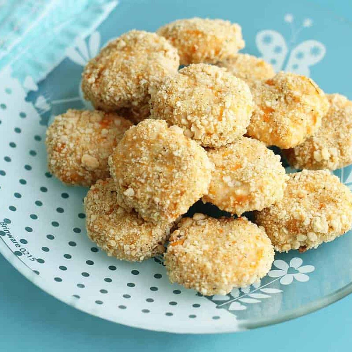 Homemade Chicken Nuggets with Sweet Potato