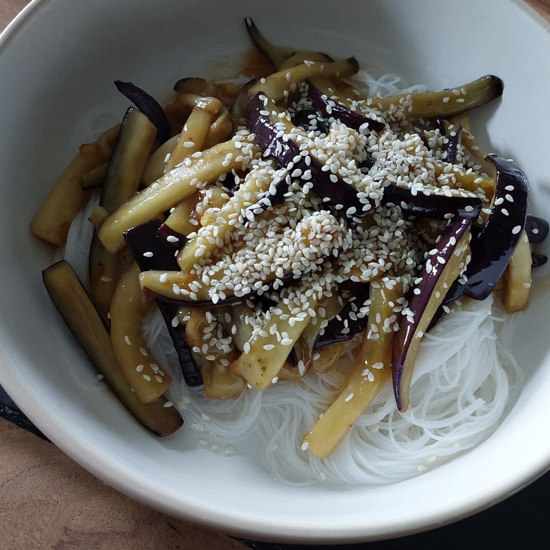 Chinese Eggplants in Chili Garlic sauce