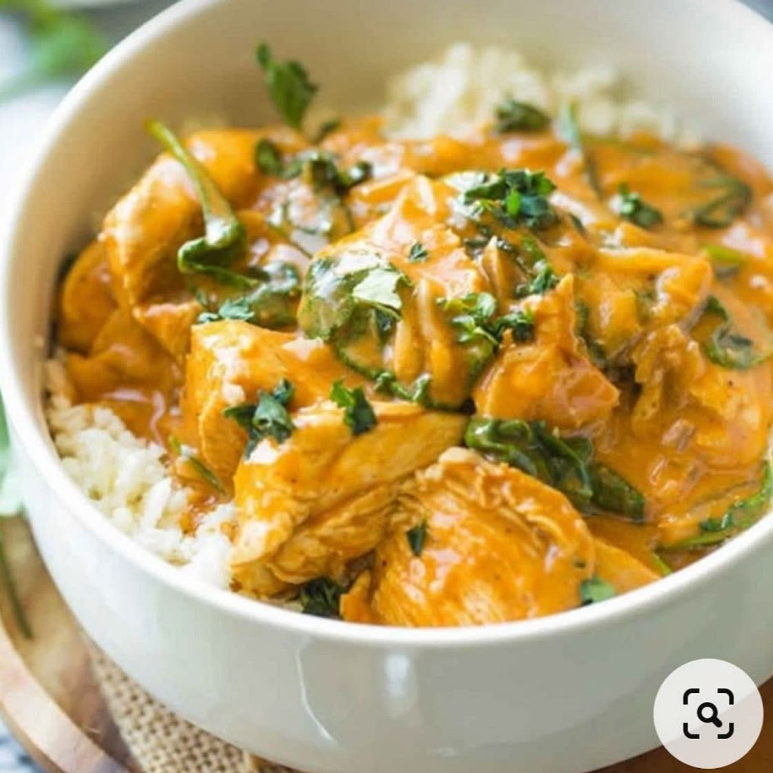 Curry de poulet express
