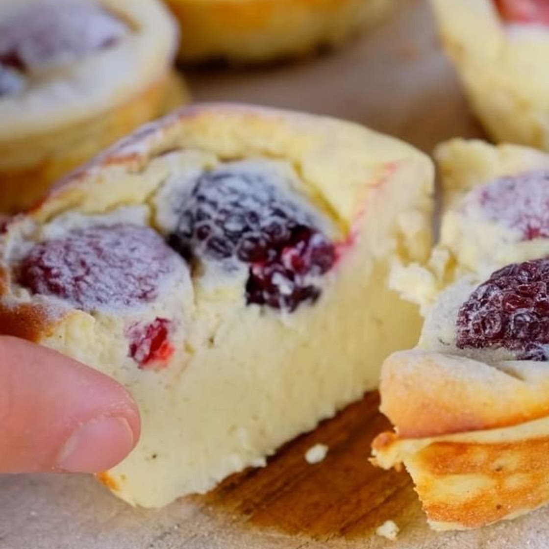 No flour cheesecake muffin