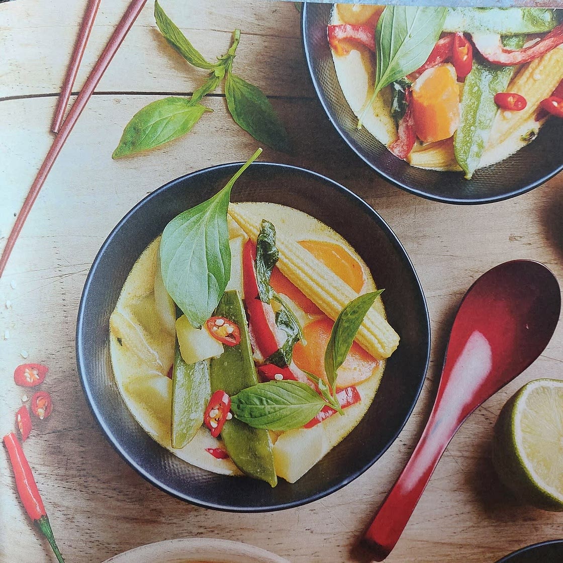 Curry vert de légumes