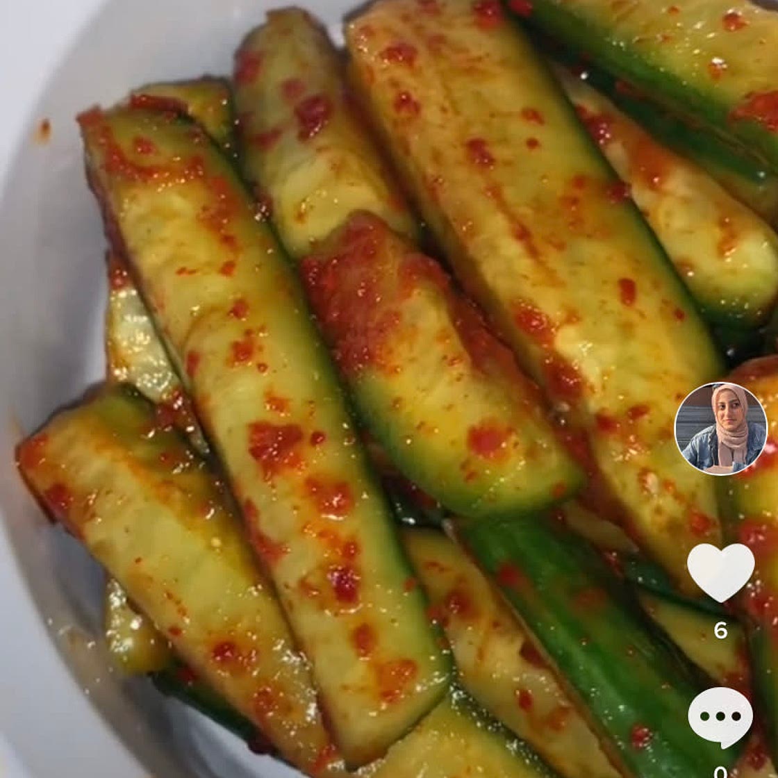 Cucumber kimchi 