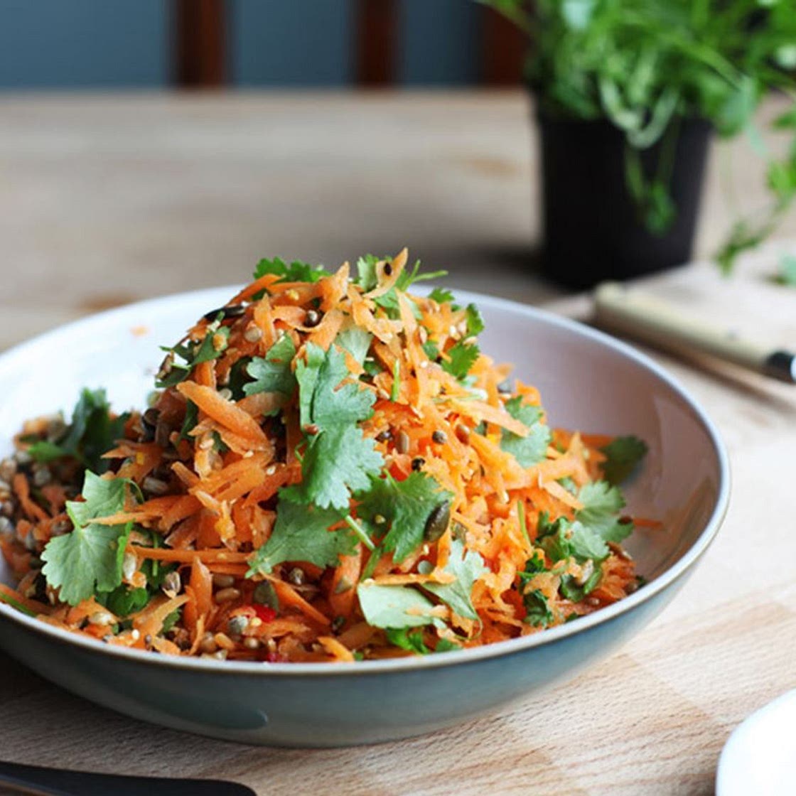 Seedy, Spicy Carrot Salad