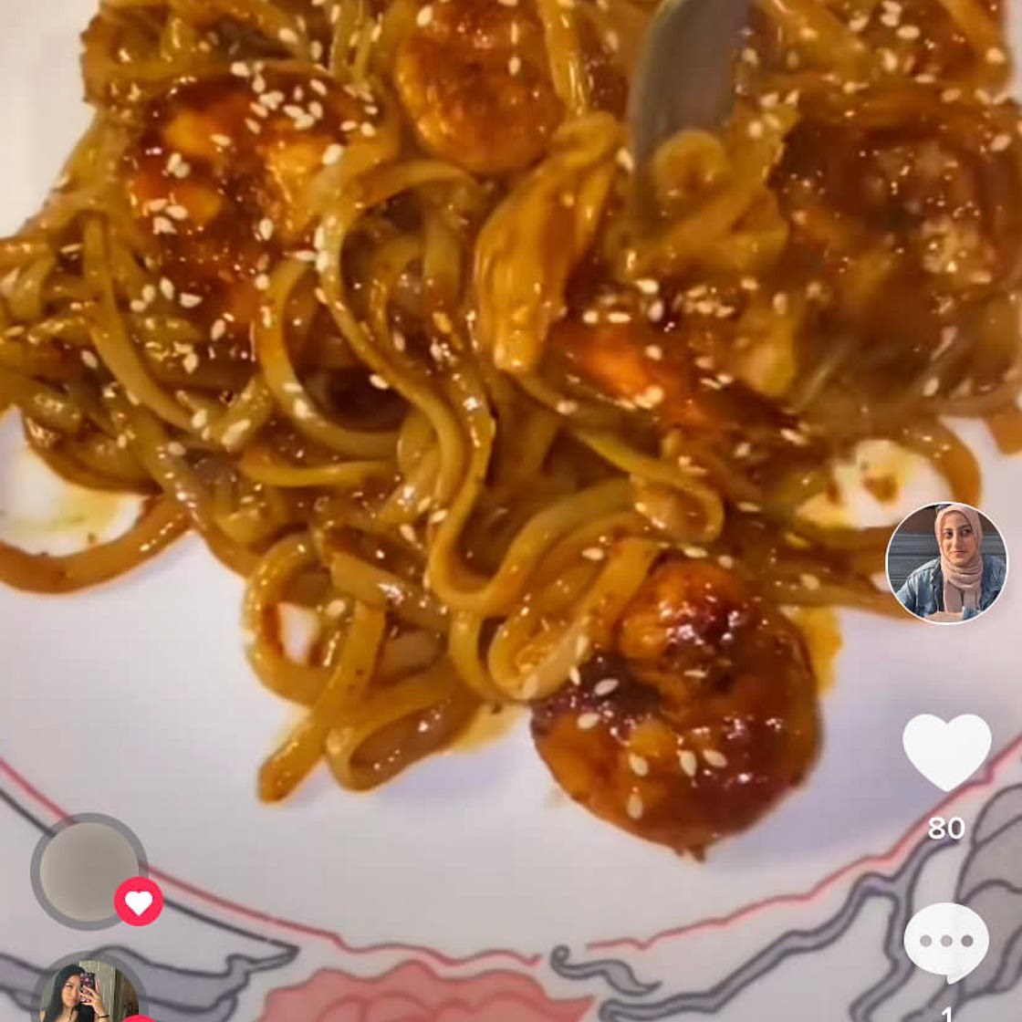 Spicy shrimp Noodles
