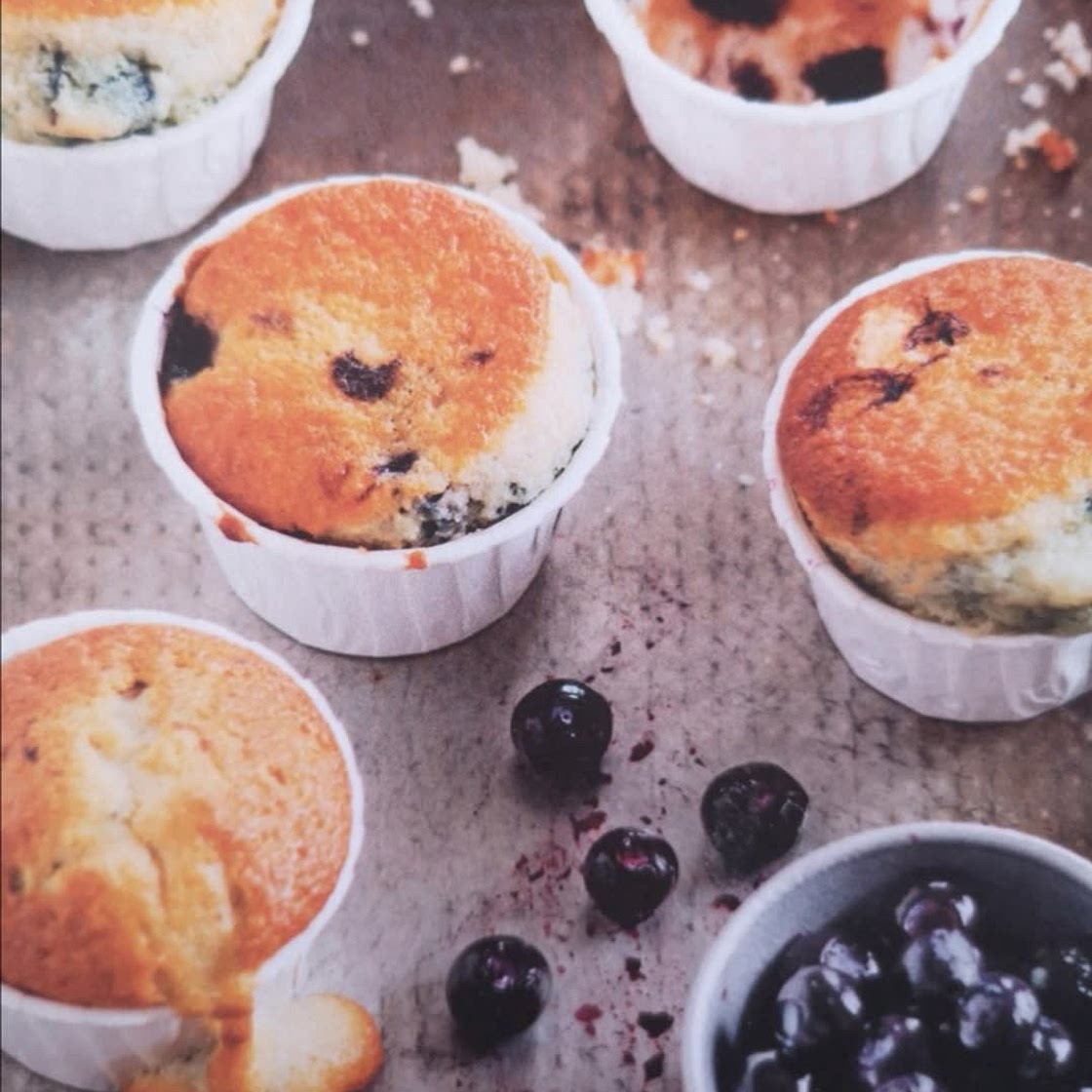 Muffin aux Myrtilles