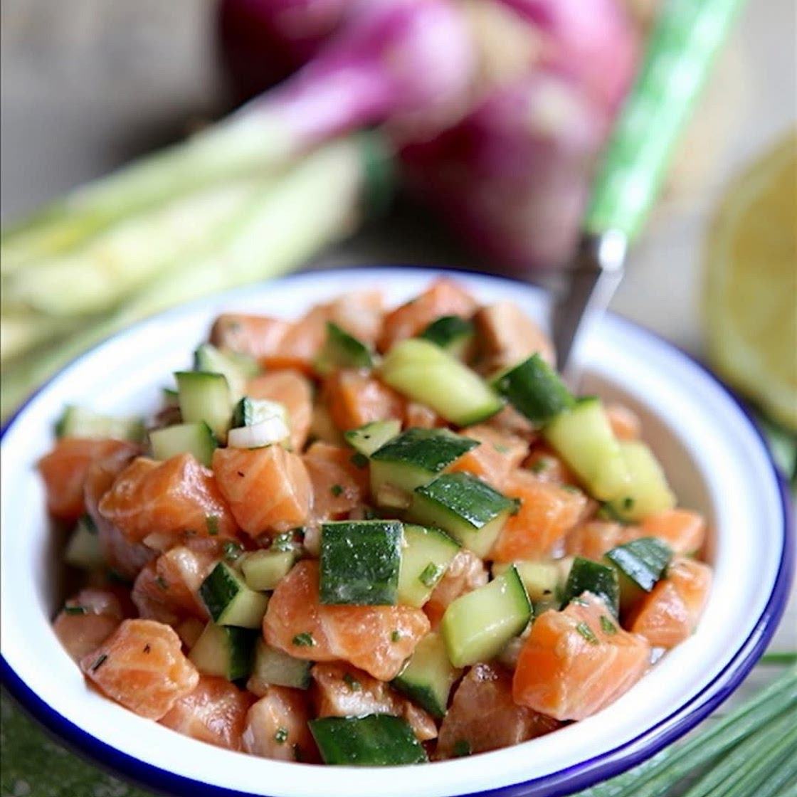 Tartare de saumon