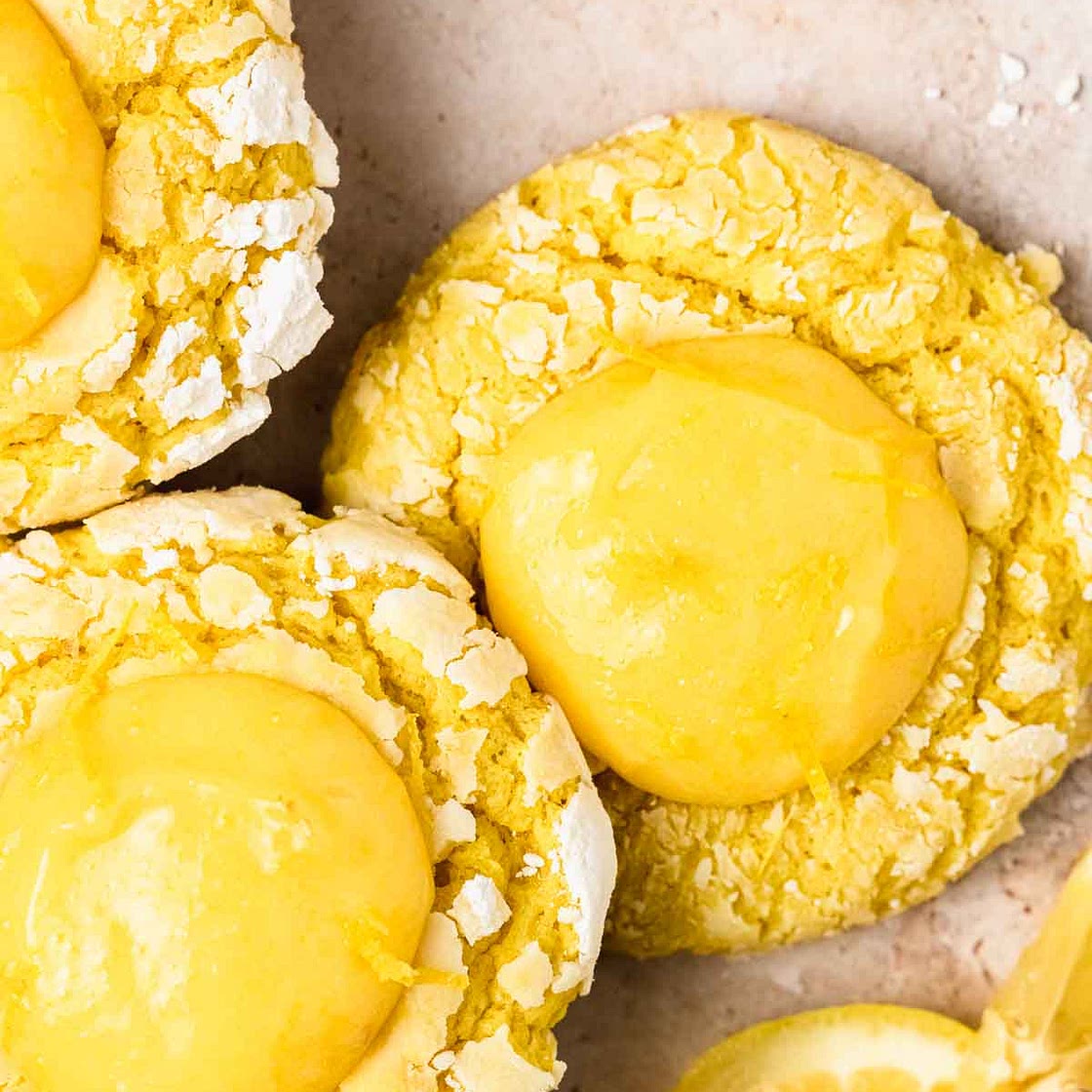 Lemon Curd Cookies