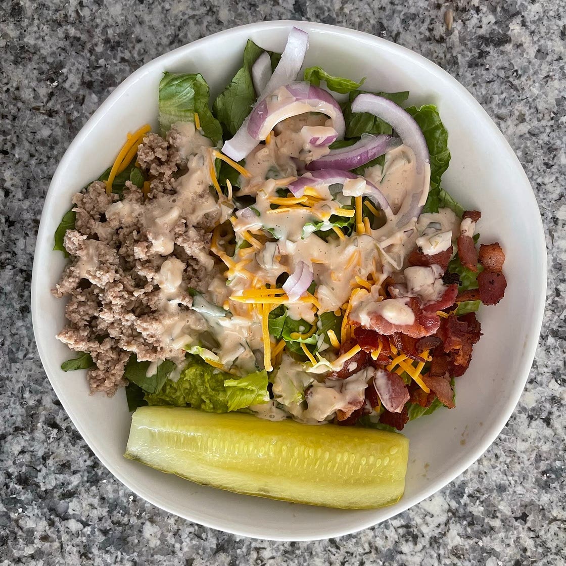 Burger Bowls (Whole30, Paleo, Low Carb)