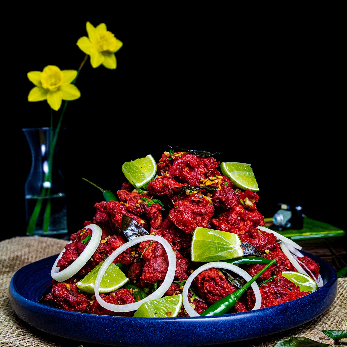 Crispy and spicy Chicken 65