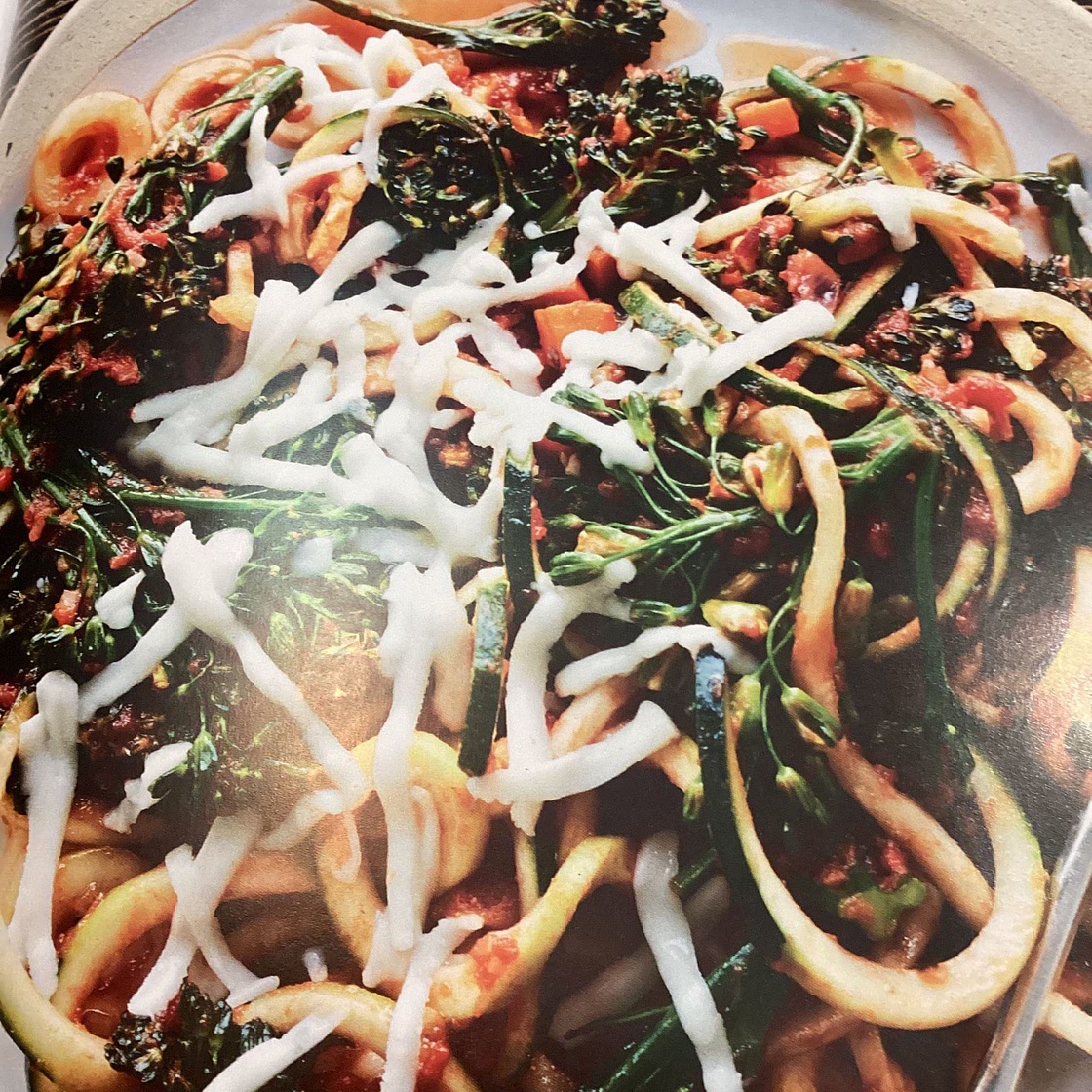Veggie Loaded Zucchini Noodle Primavera From Skinny taste