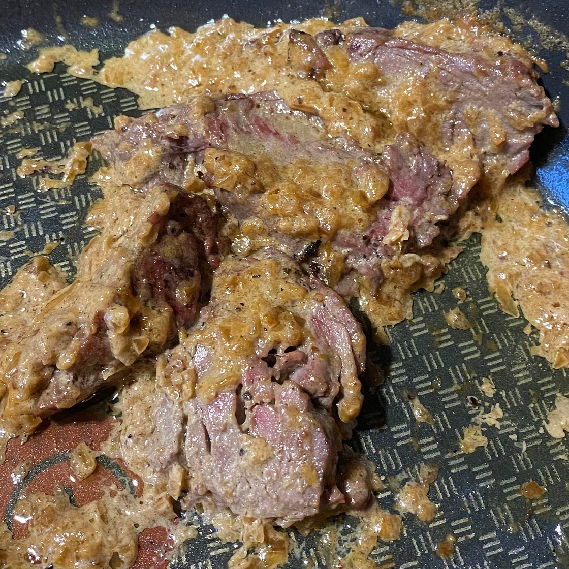 Elk Tenderloin with Whiskey Cream Sauce