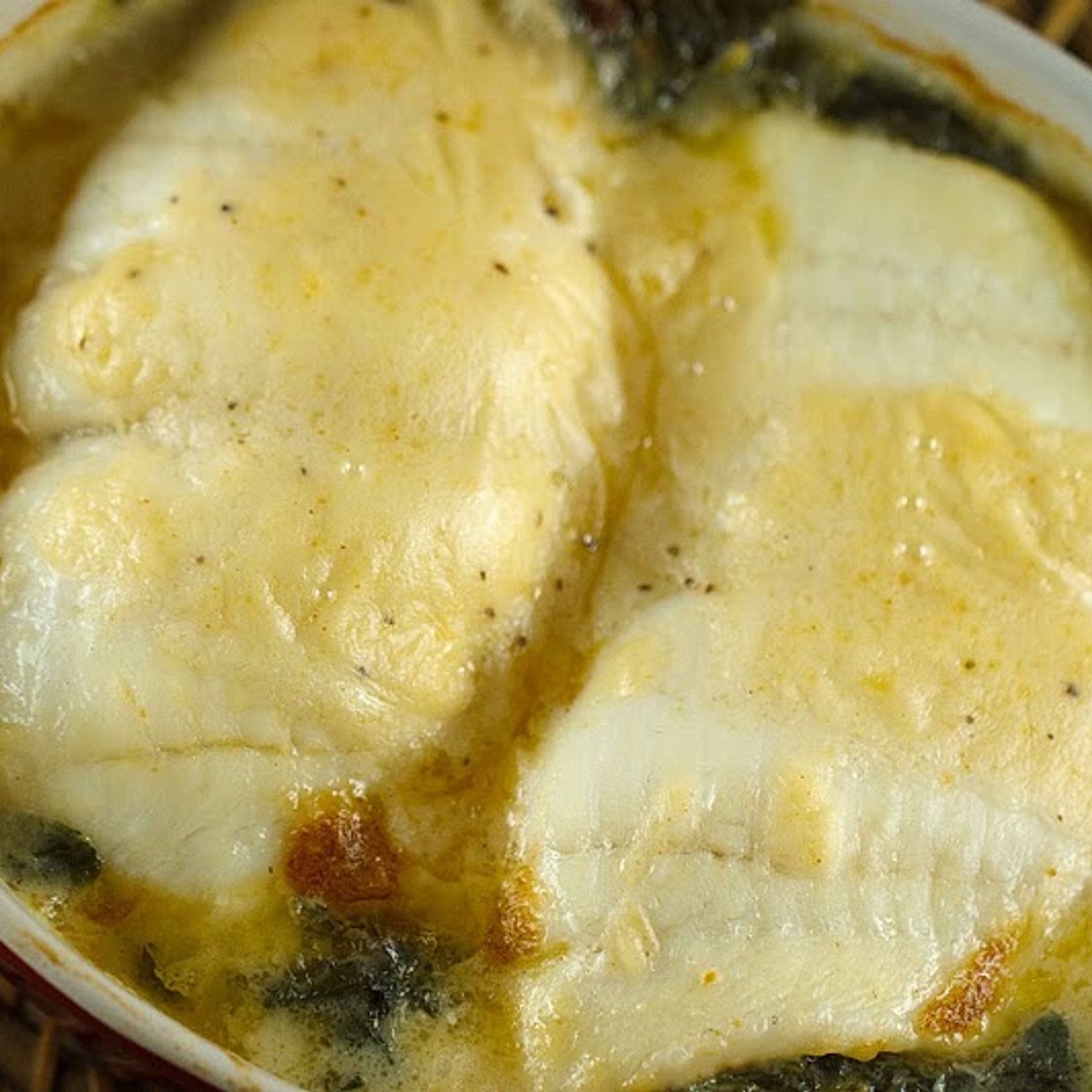 Stuffed Flounder Florentine