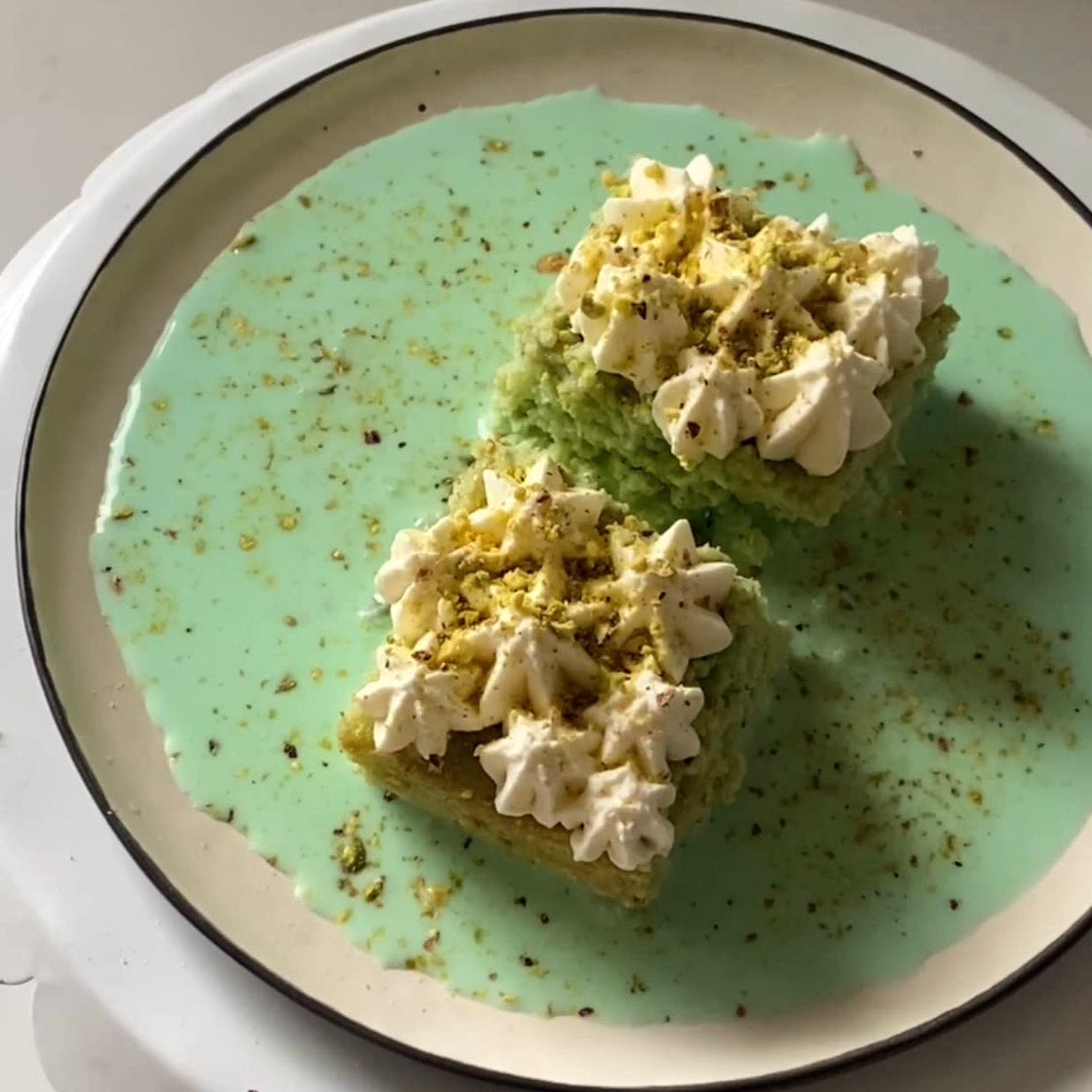 Pistachio Milk Cake