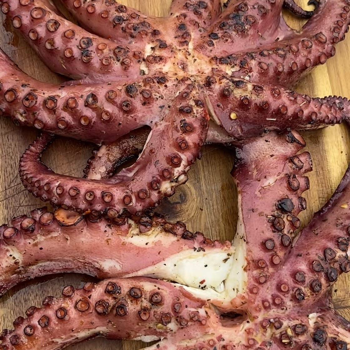 Mediterranean grilled octopus