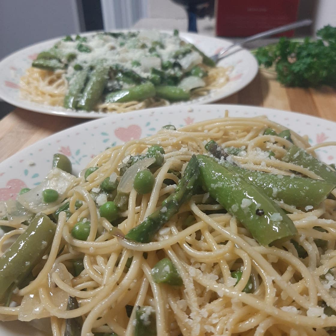 Pasta Primavera With Asparagus and Peas