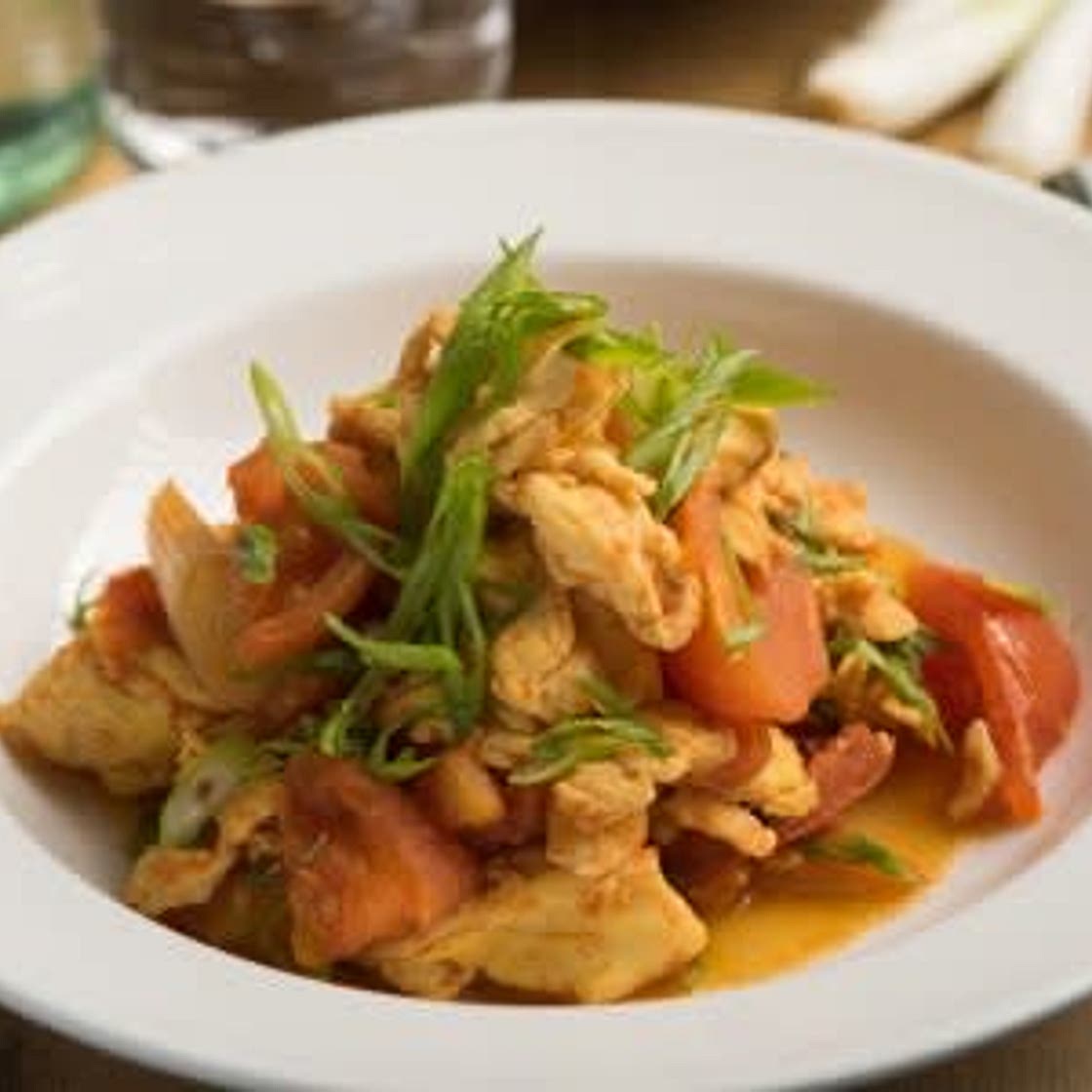 Stir-fried Tomatoes & Eggs