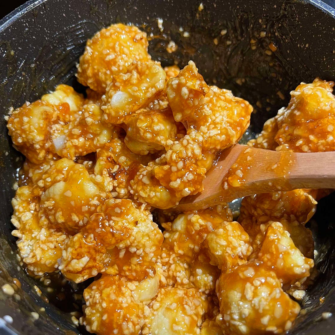 Baked Orange Cauliflower 
