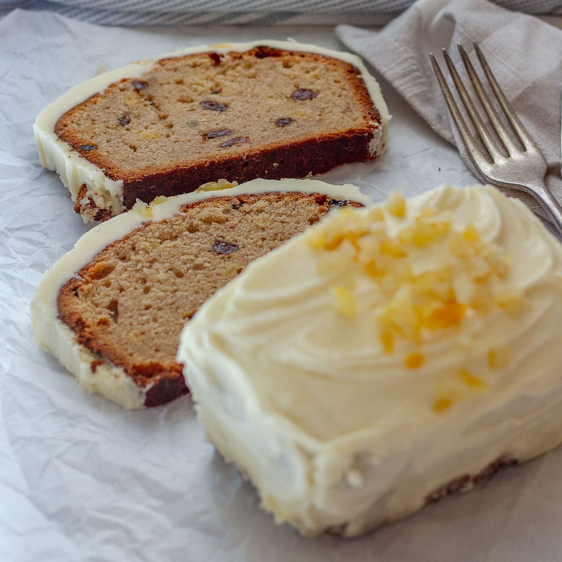Hot Cross Bun Pound Cake