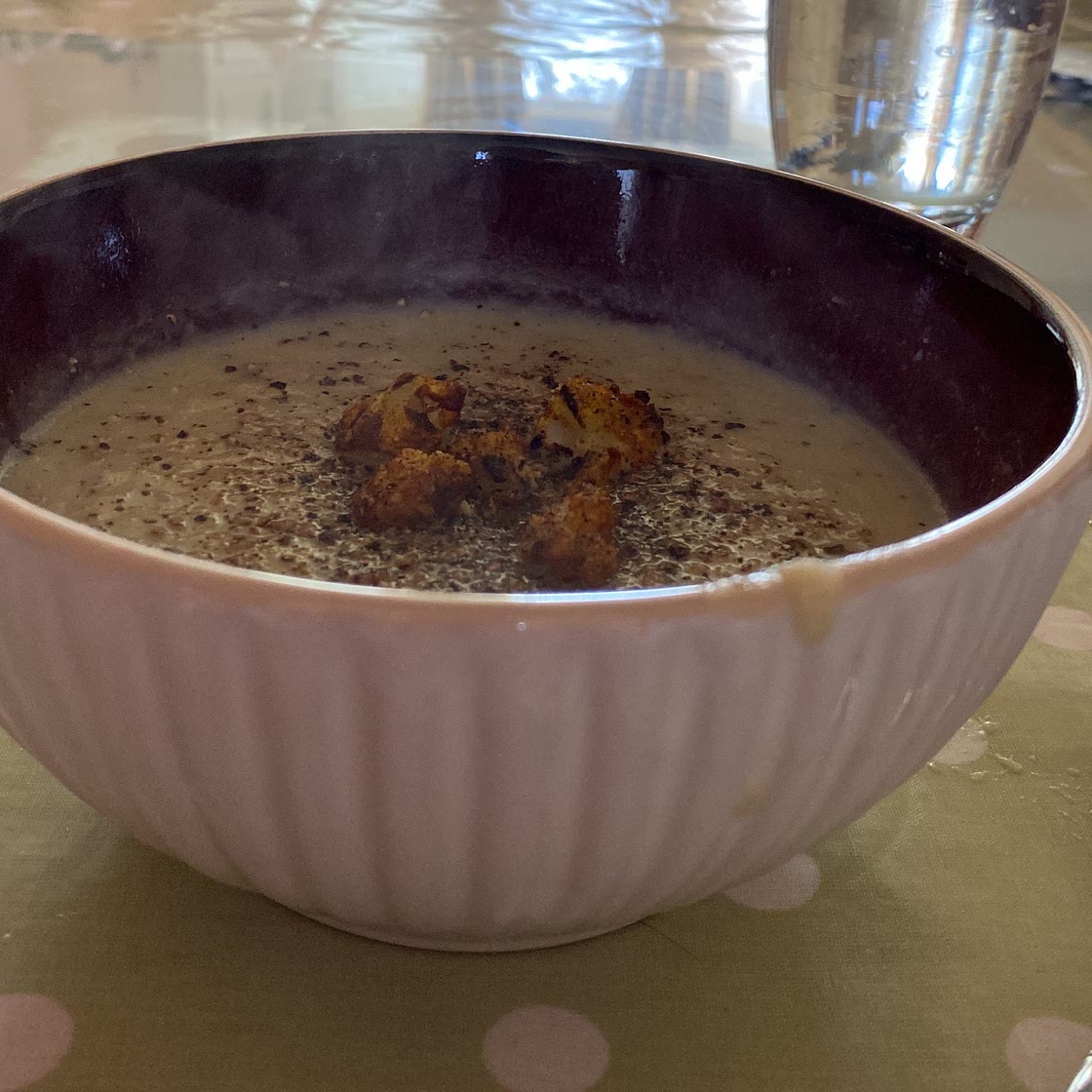 Cauliflower and leek soup