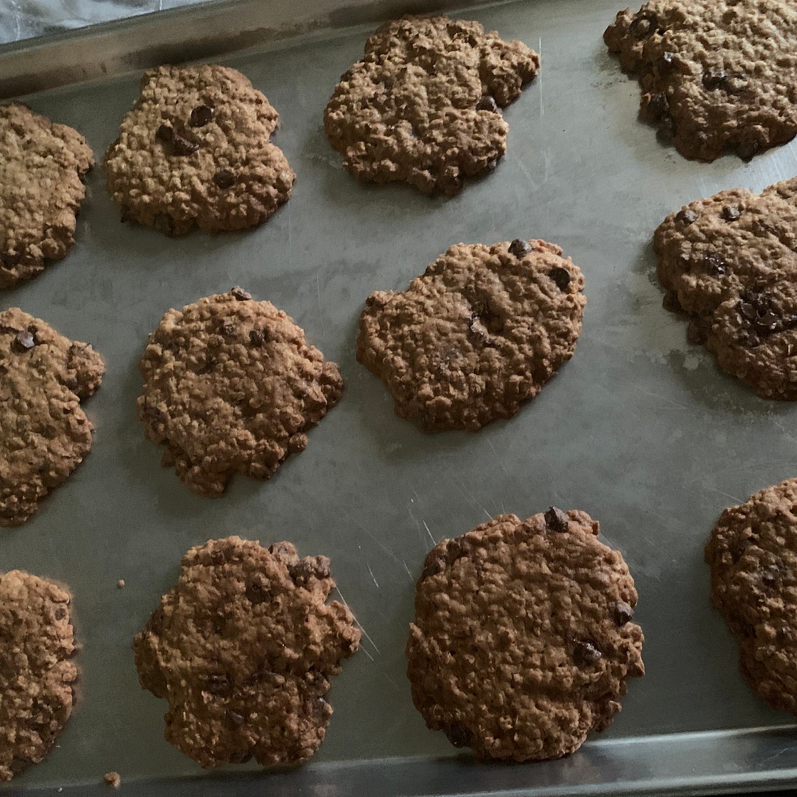 Chewy Chocolate Chip Oatmeal Cookies