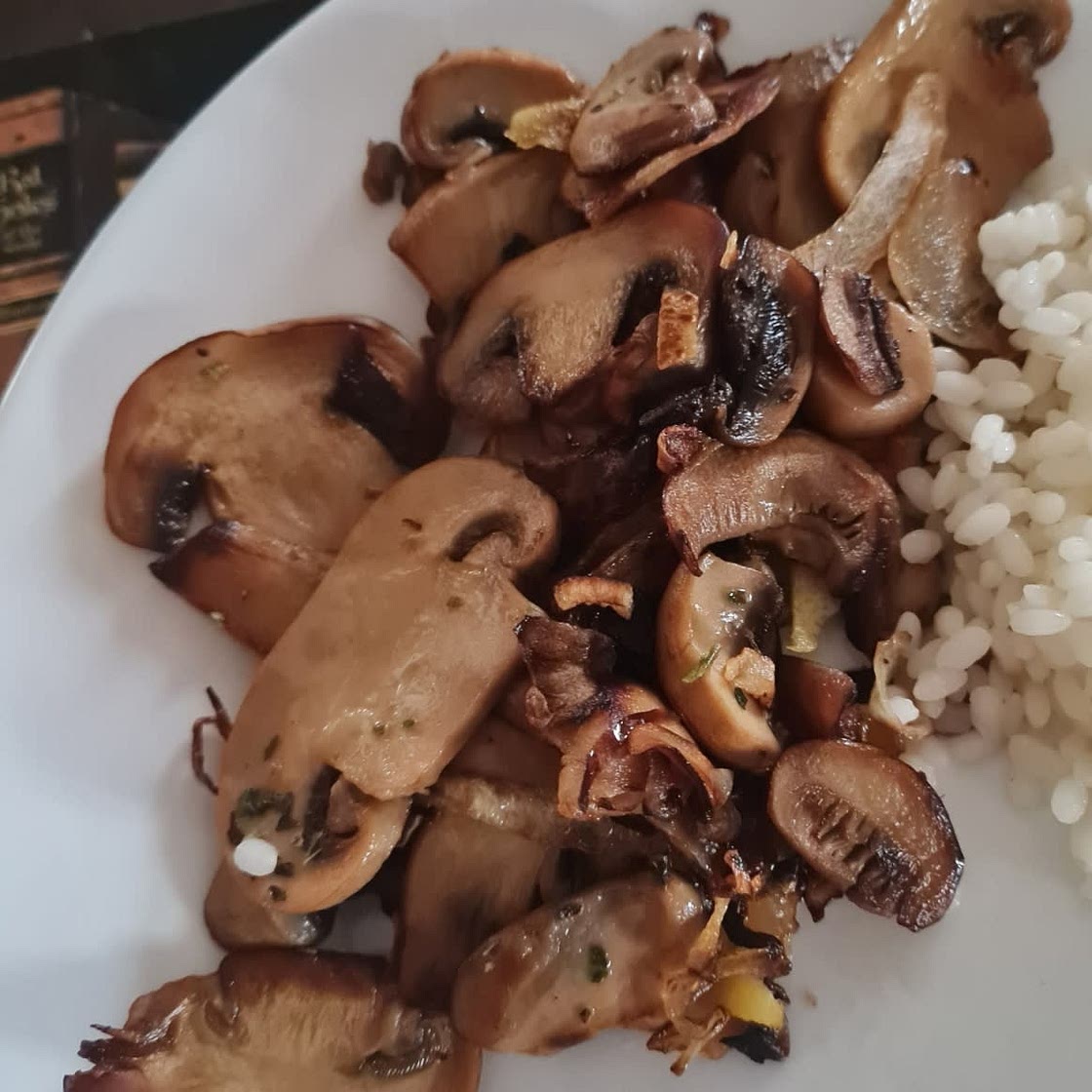 Sautéed Mushrooms and Onions