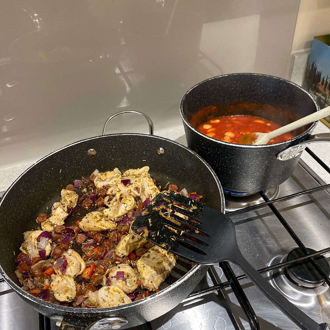 Chicken and Chorizo Stew