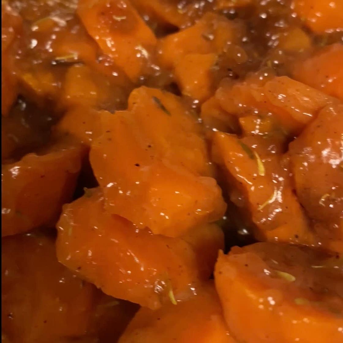 Honey Thyme Candied Carrots