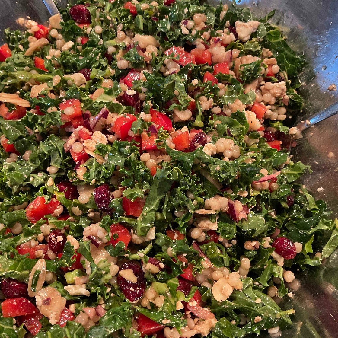 Salade de couscous et kale