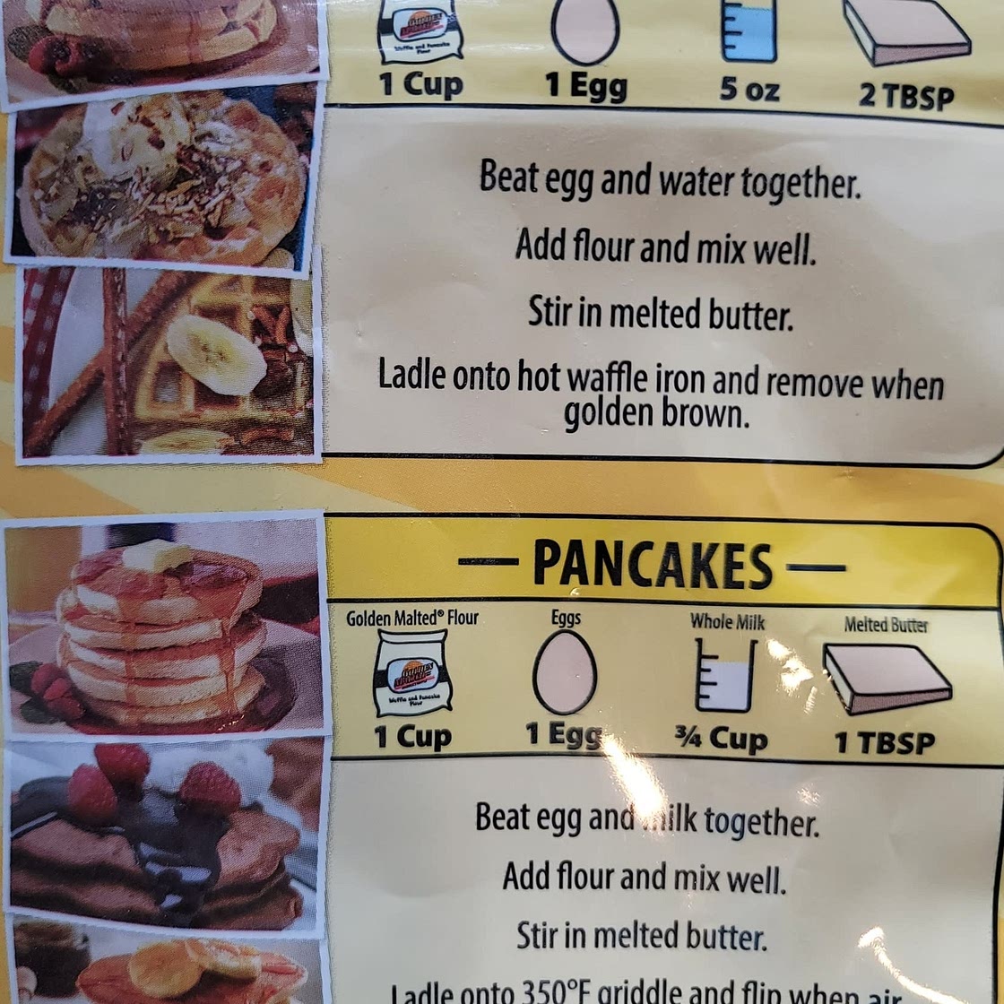 Waffles and pancakes