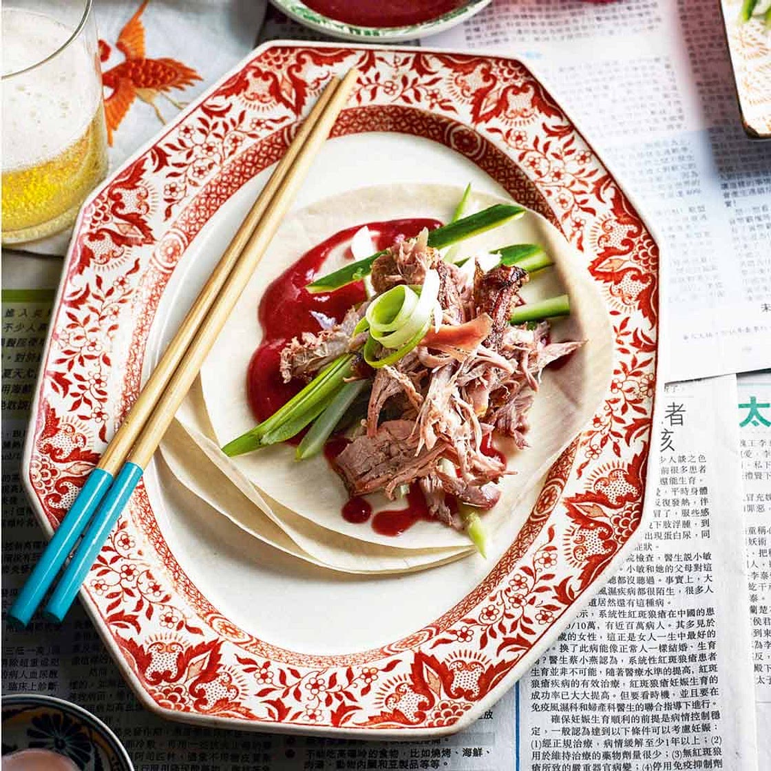 Duck Legs with Plum Sauce