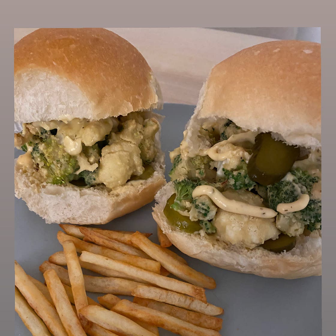 Broc-cauli Burger