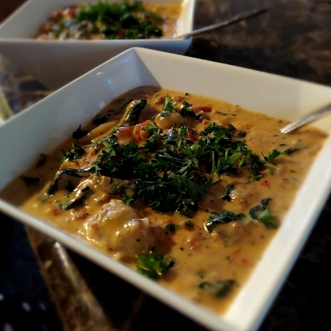 One Pot Creamy Sausage Gnocchi