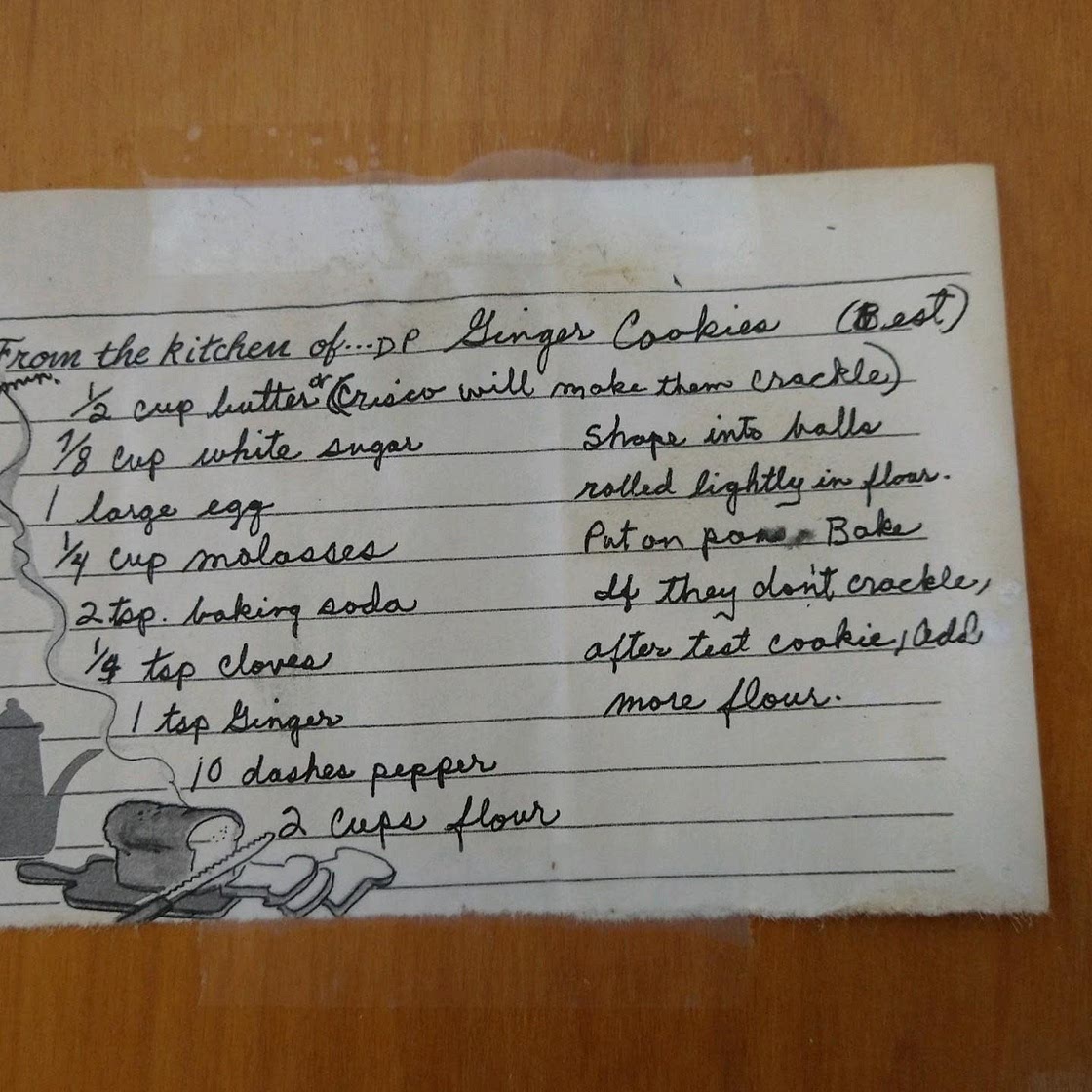 Dad's Ginger snaps