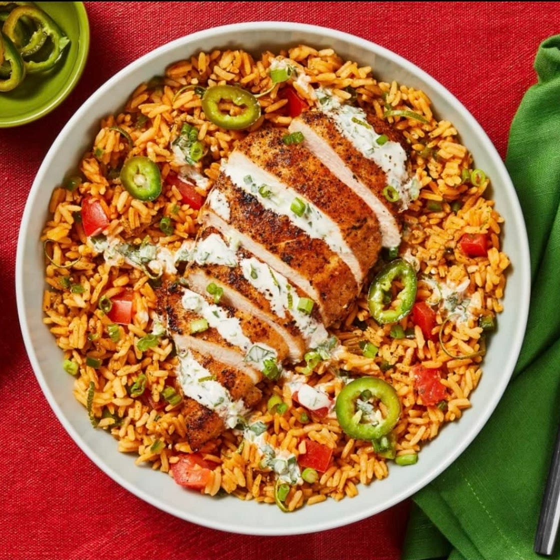 Spicy Peruvian Chicken With Rice