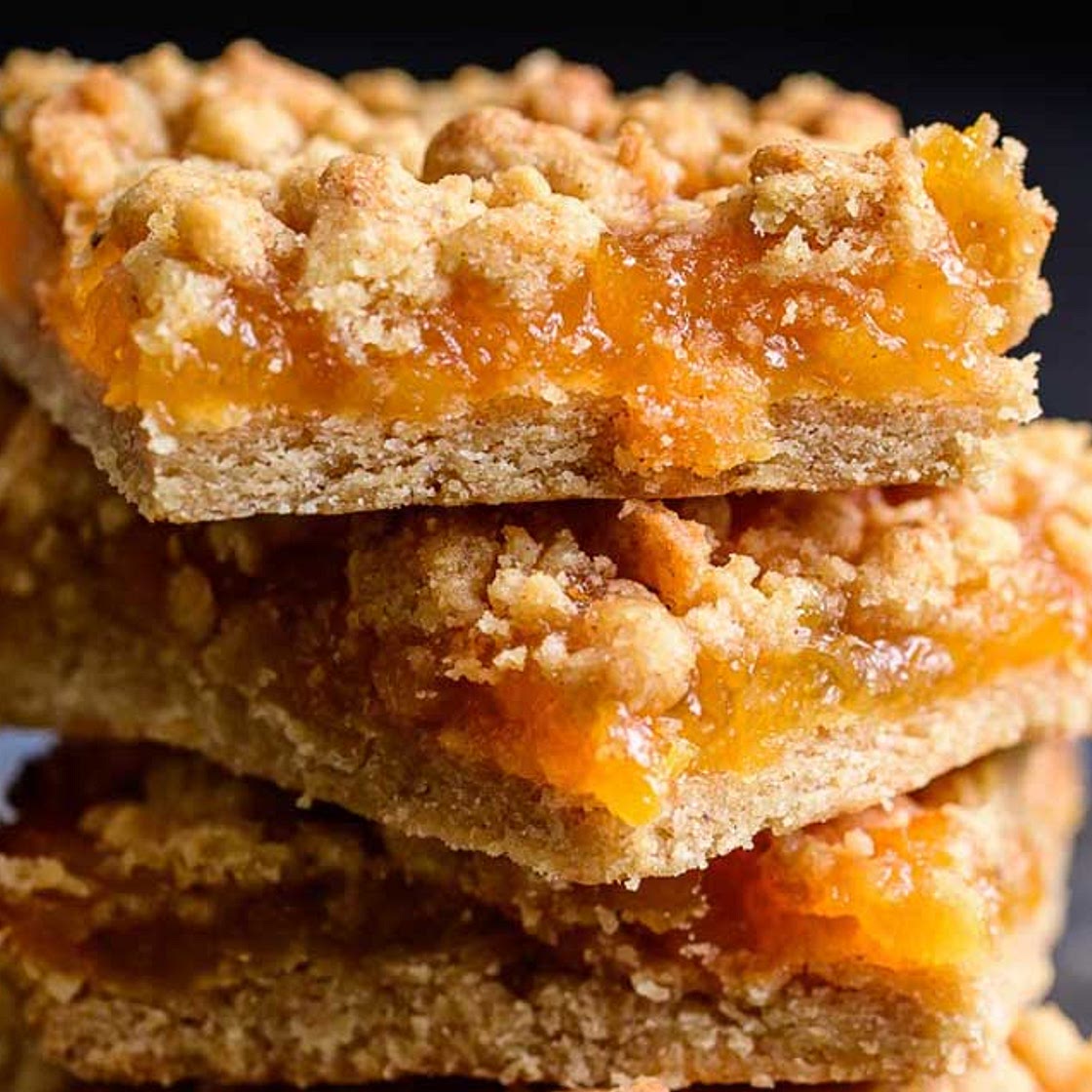 Apricot Crumble Bars
