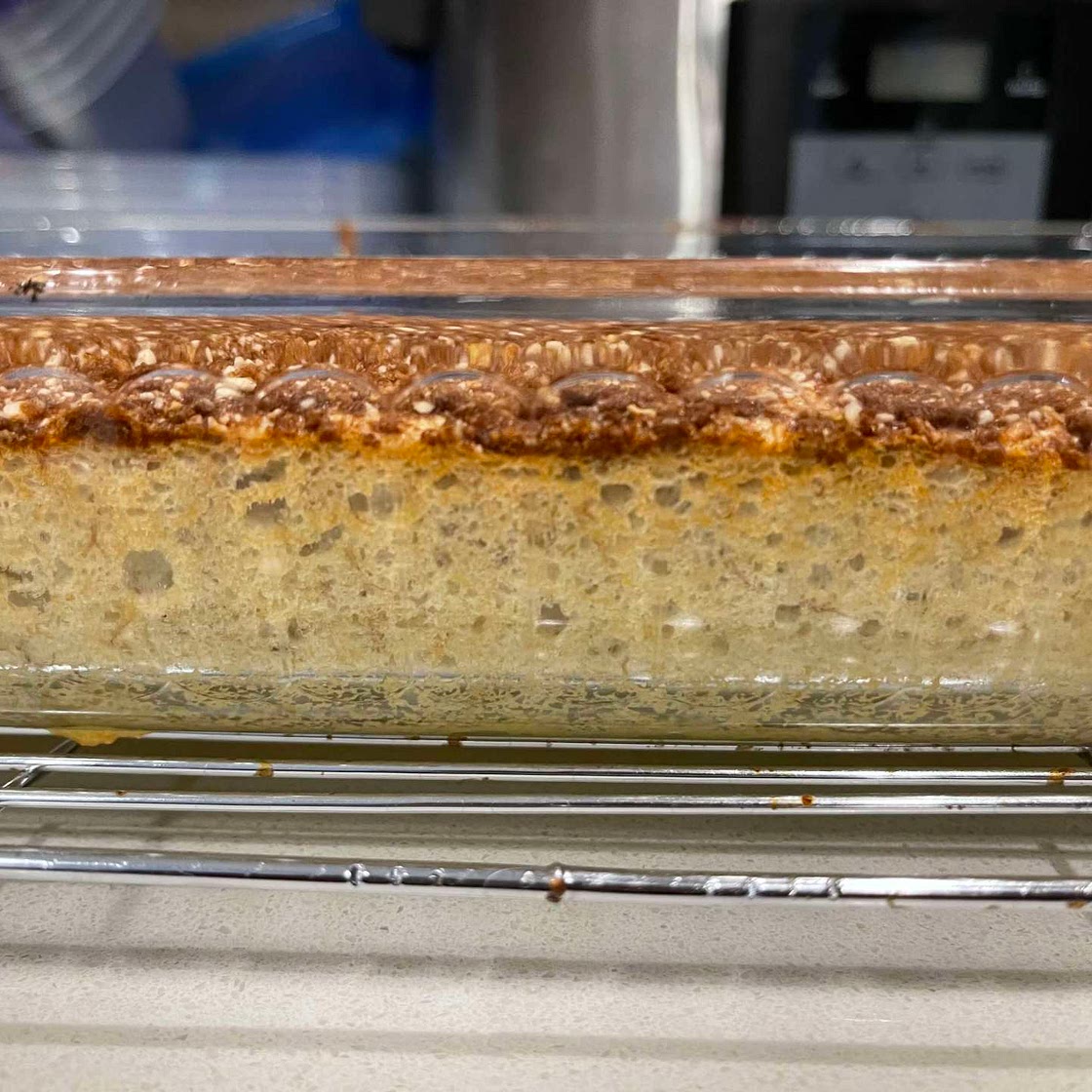 Banana Cake With Cinnamon Streusel 