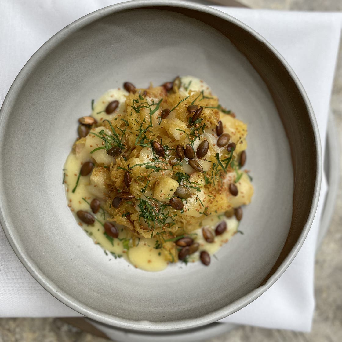 Quebec Fall: Spaghetti Squash with Apple and Cheddar