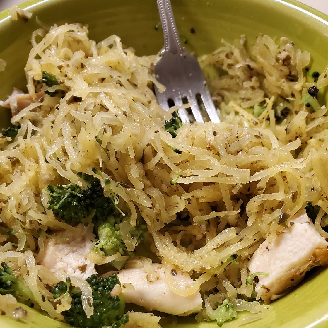 Pesto Spaghetti Squash